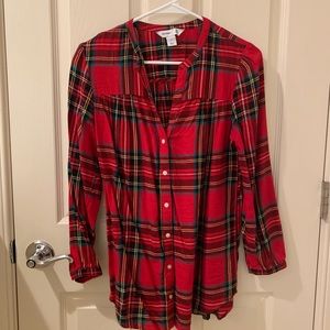 Old Navy Plaid Tunic